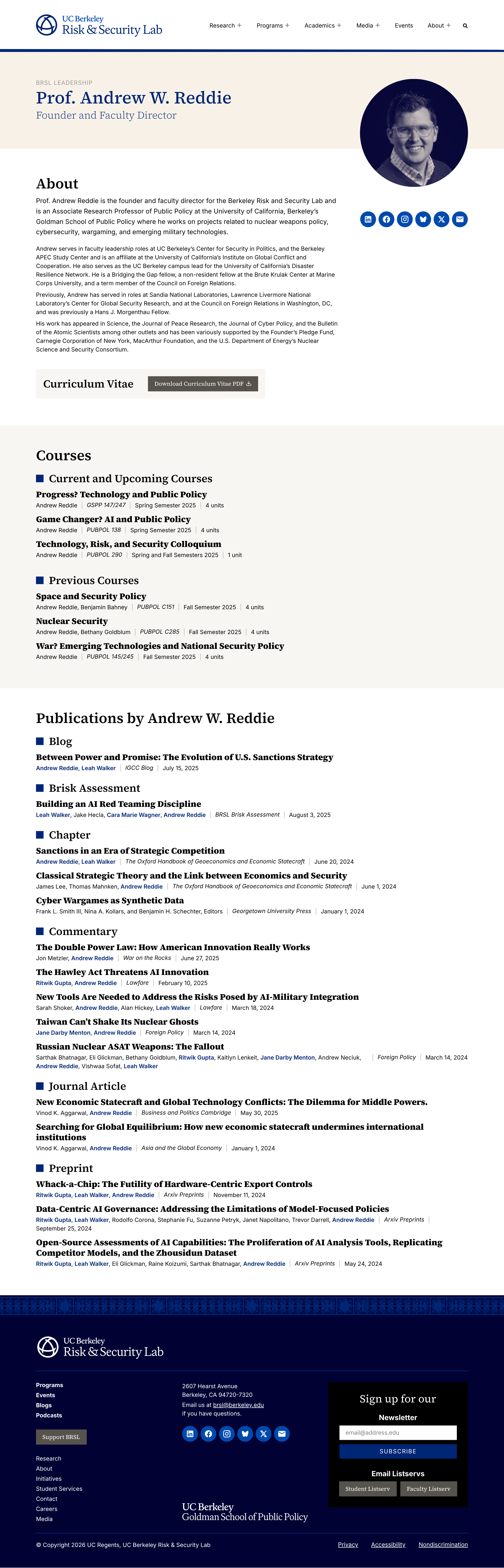 BRSL Website Design - Round 2 - People - Individual Person Page